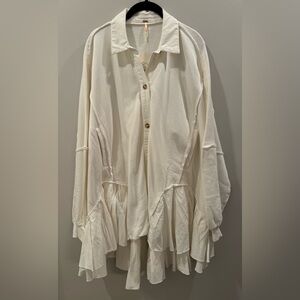 Free People Buttondown Sweatshirt
